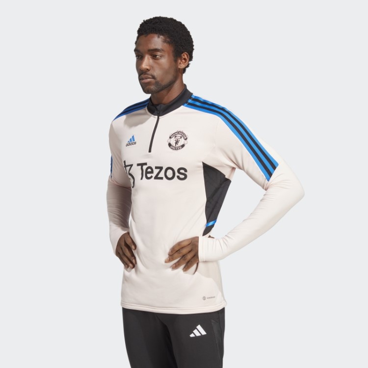 Top De Treino Manchester United Condivo 22 Rosa Icey Adidas