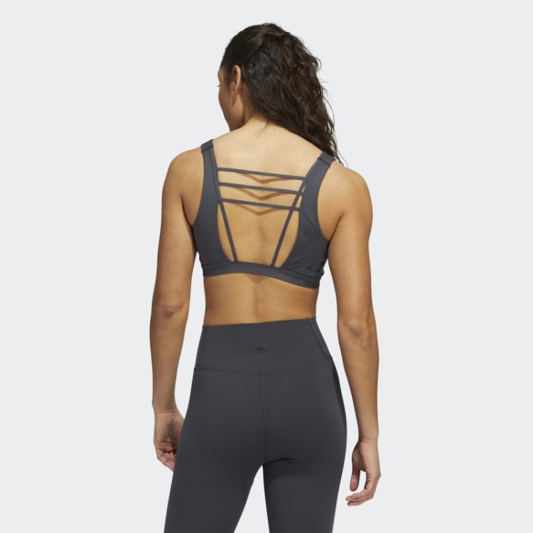 Sutiã De Luxo De Estúdio De Ioga De Carbono Adidas