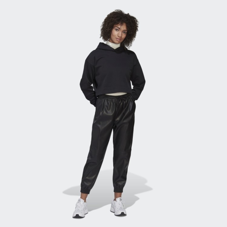 Moletom Preto Adicolor Cropped Adidas