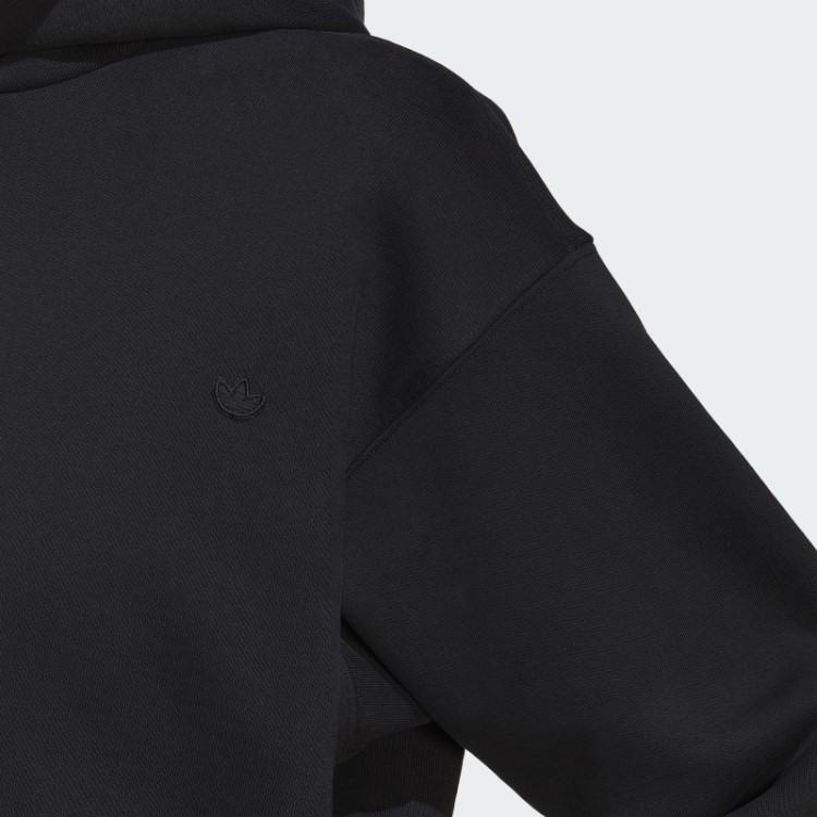 Moletom Preto Adicolor Cropped Adidas