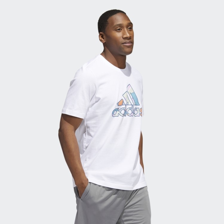 Adidas Botg White Badge Of Sport Graphic Tee