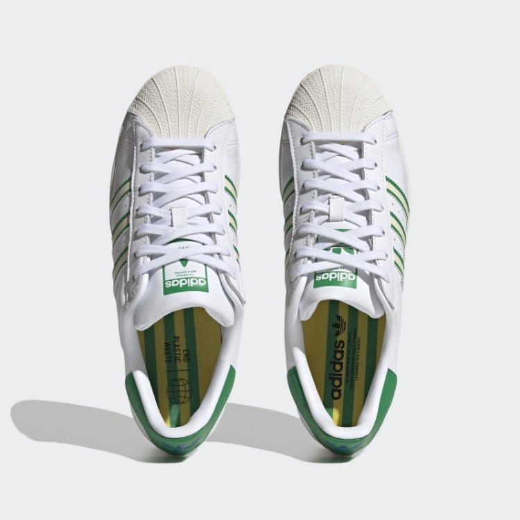 Elegantes Sapatos Verdes Adidas Superstar