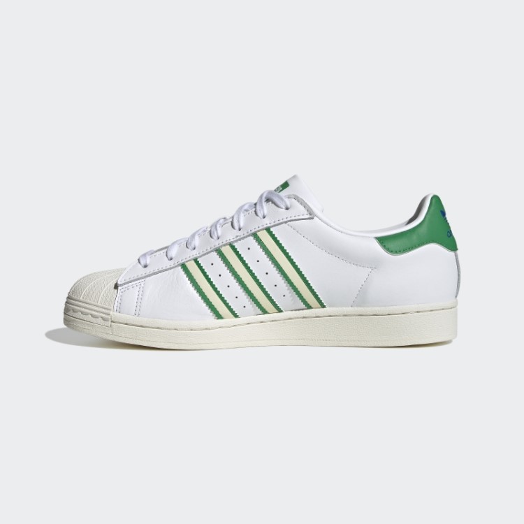 Elegantes Sapatos Verdes Adidas Superstar