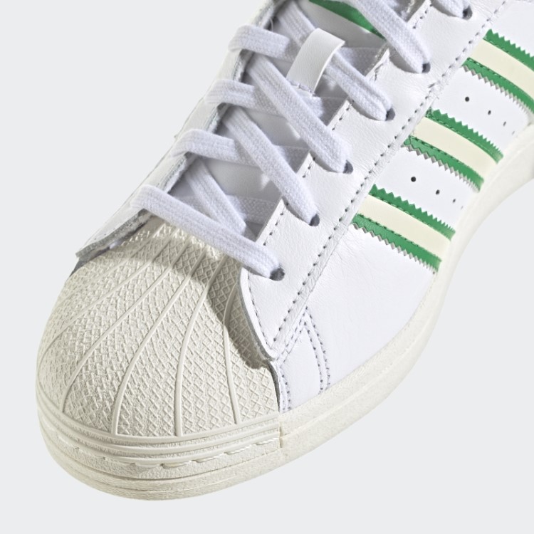 Elegantes Sapatos Verdes Adidas Superstar