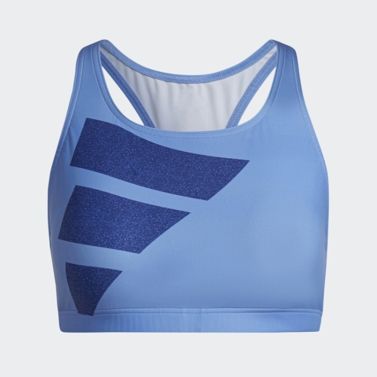 Top De Biquíni Big Bars Azul Adidas