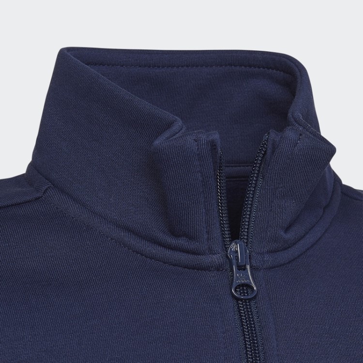 Adicolor Moletom Com Meio Zíper Noite índigo Adidas