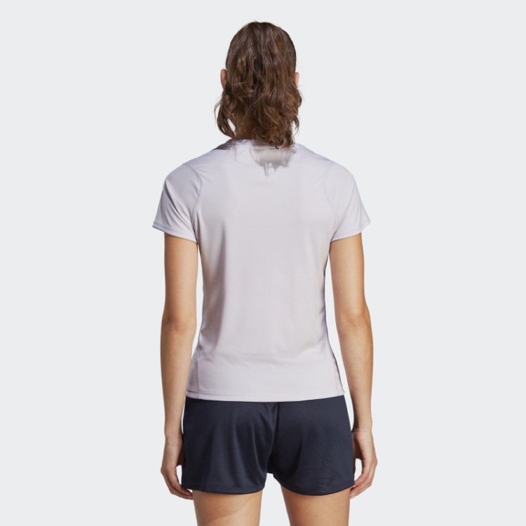 Camiseta Adidas X Parley Running Silver Dawn Hot