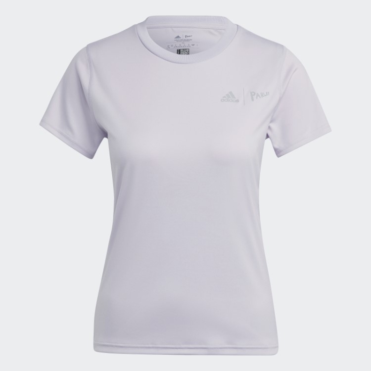 Camiseta Adidas X Parley Running Silver Dawn Hot