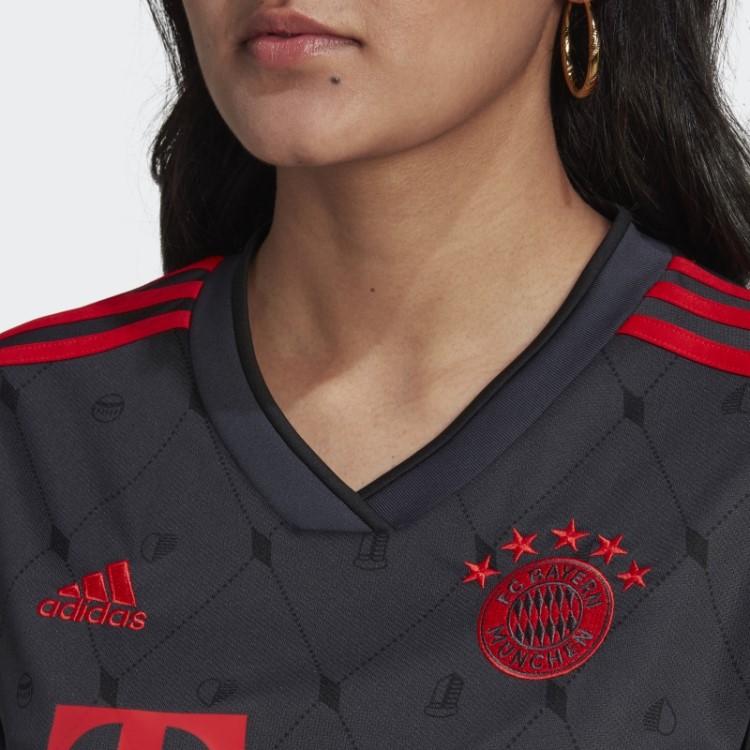 Moda Noite Cinza Adidas Fc Bayern 22/23 Terceira Camisa