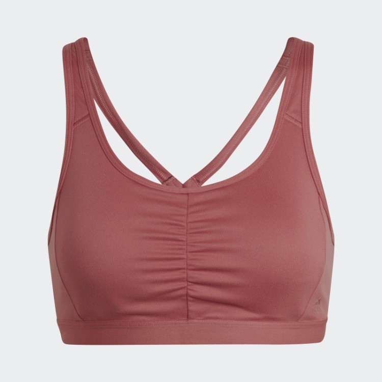 Sutiã Coreessentials De Suporte Médio Adidas Vermelho