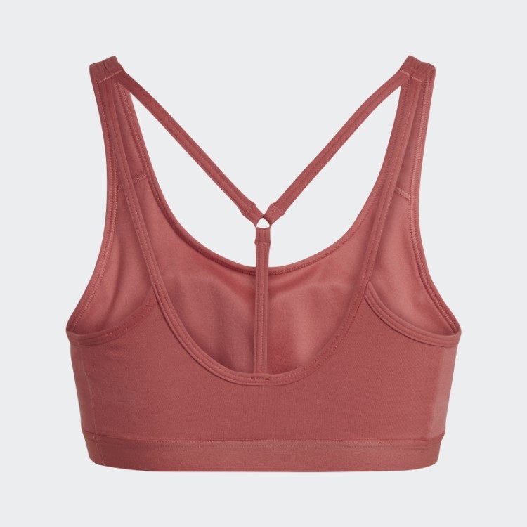 Sutiã Coreessentials De Suporte Médio Adidas Vermelho