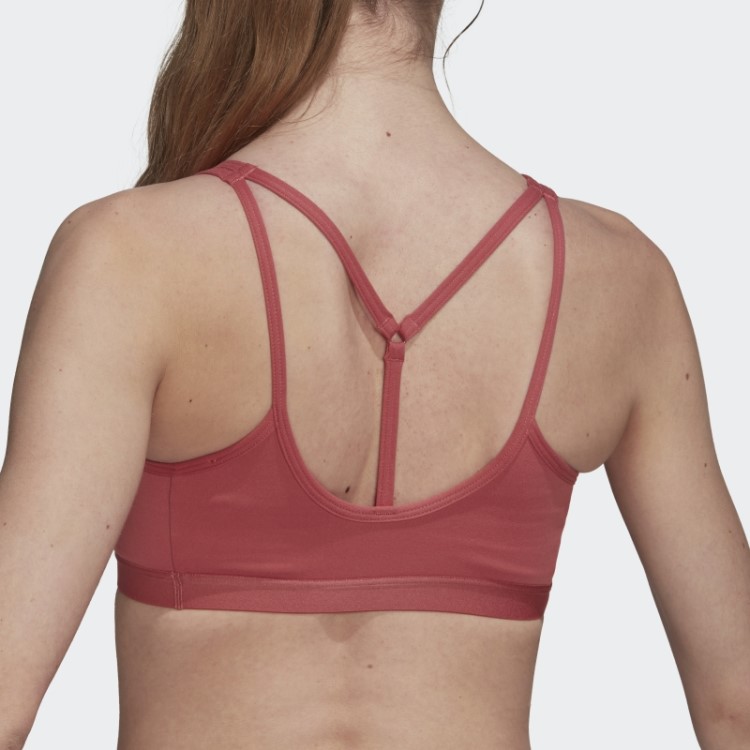 Sutiã Coreessentials De Suporte Médio Adidas Vermelho