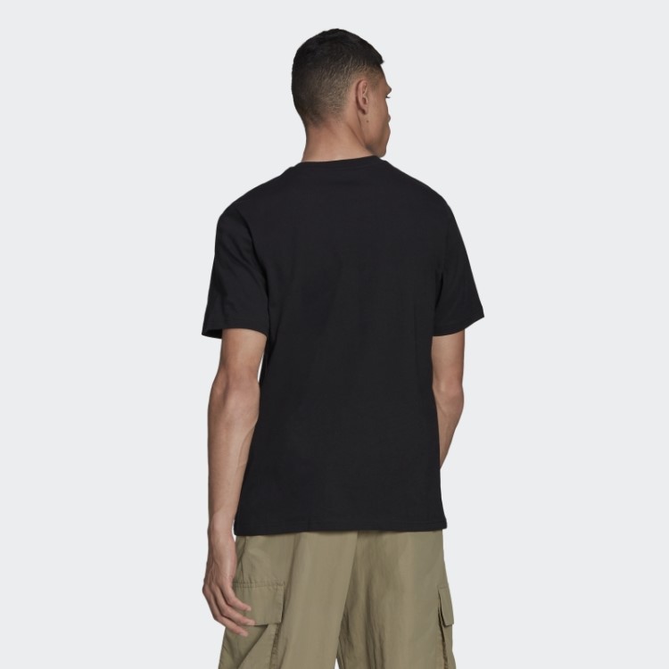 Camiseta Preta Com Logo De Futebol Adidas