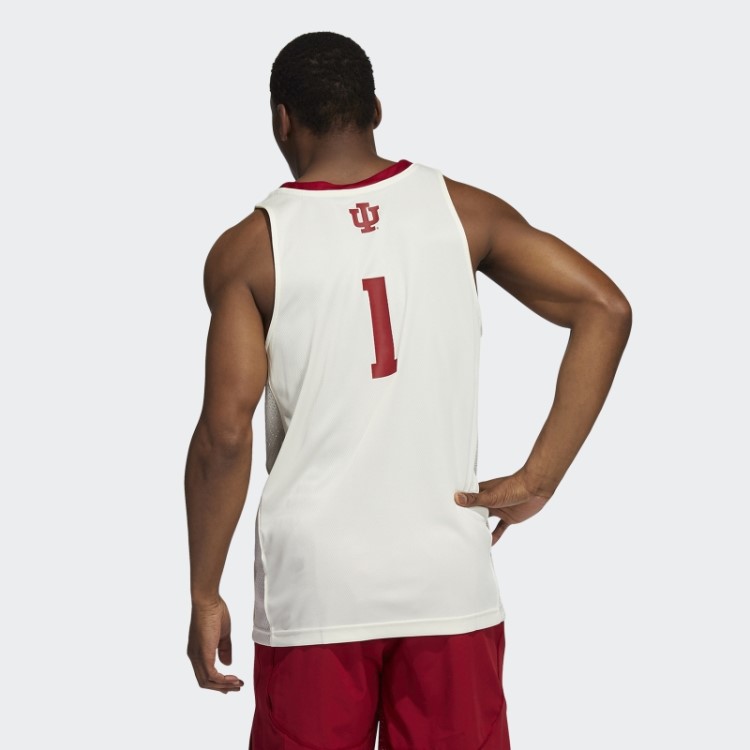 Hoosiers Branco Ncaa Swingman Jersey Adidas