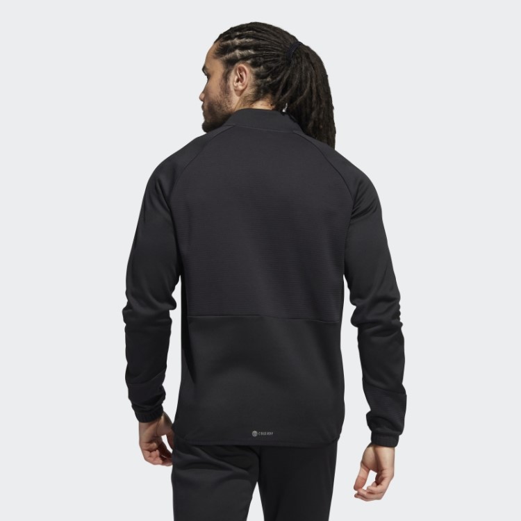 Pulôver Preto Adidas Cold.rdy Com Zíper 1/4