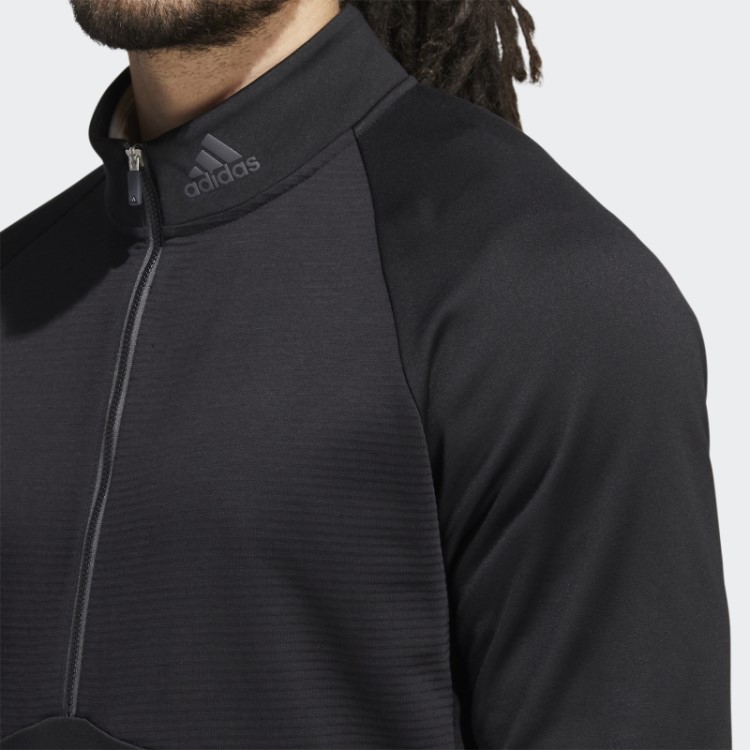 Pulôver Preto Adidas Cold.rdy Com Zíper 1/4