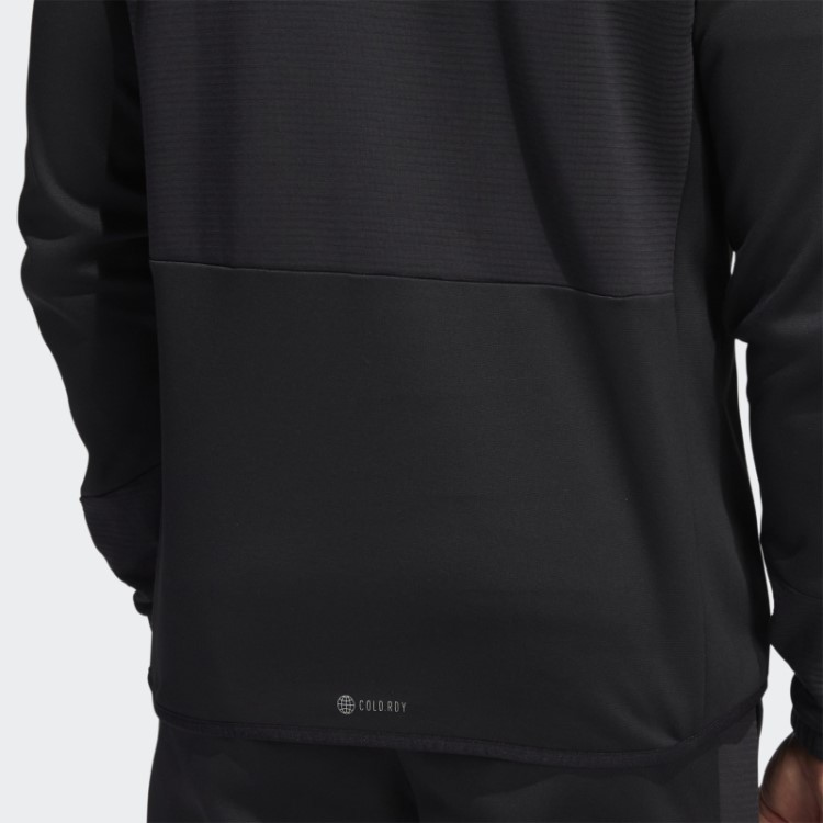Pulôver Preto Adidas Cold.rdy Com Zíper 1/4