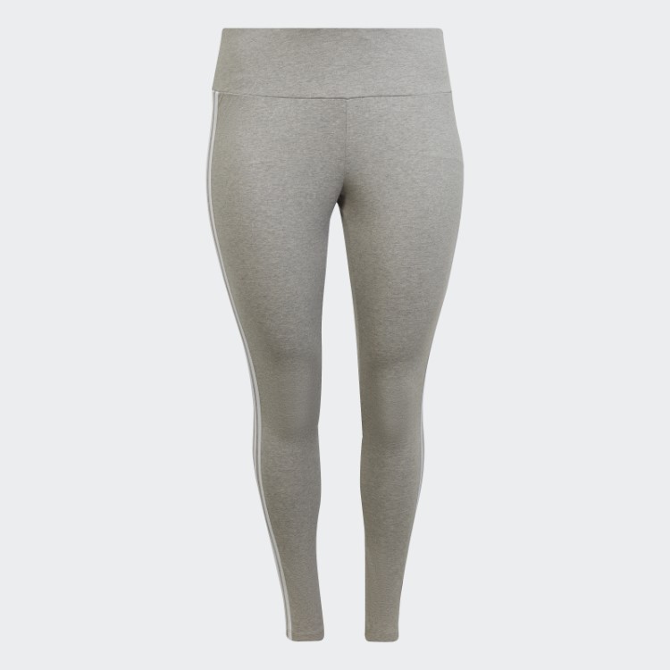 Legging Com As Três Listras Adicolor Classics (tamanho Grande) Cinza Médio Adidas
