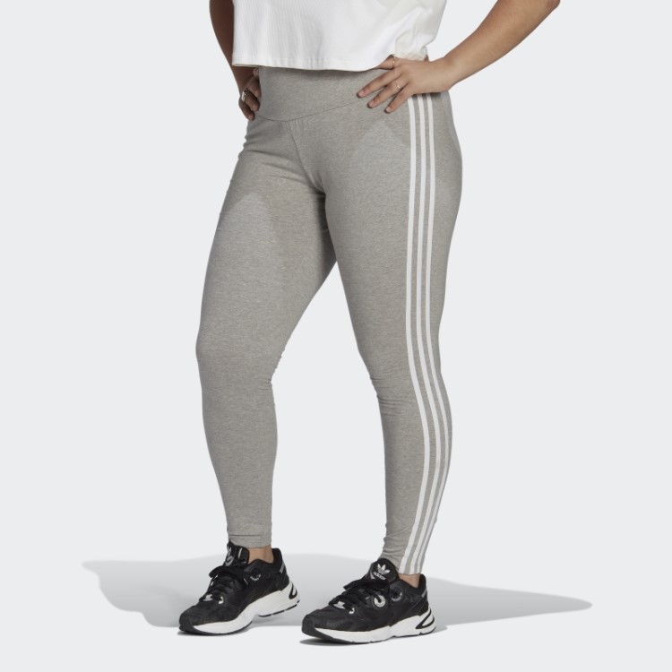 Legging Cinza Médio Adicolor Classics 3 Listras (tamanho Grande) Adidas