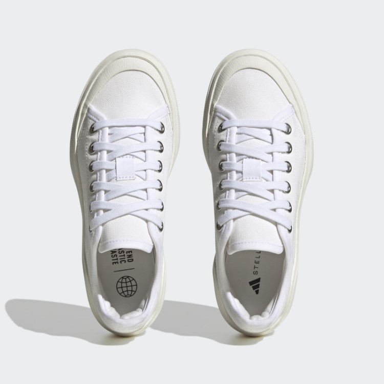 Sapatos Brancos Da Moda Adidas By Stella Mccartney