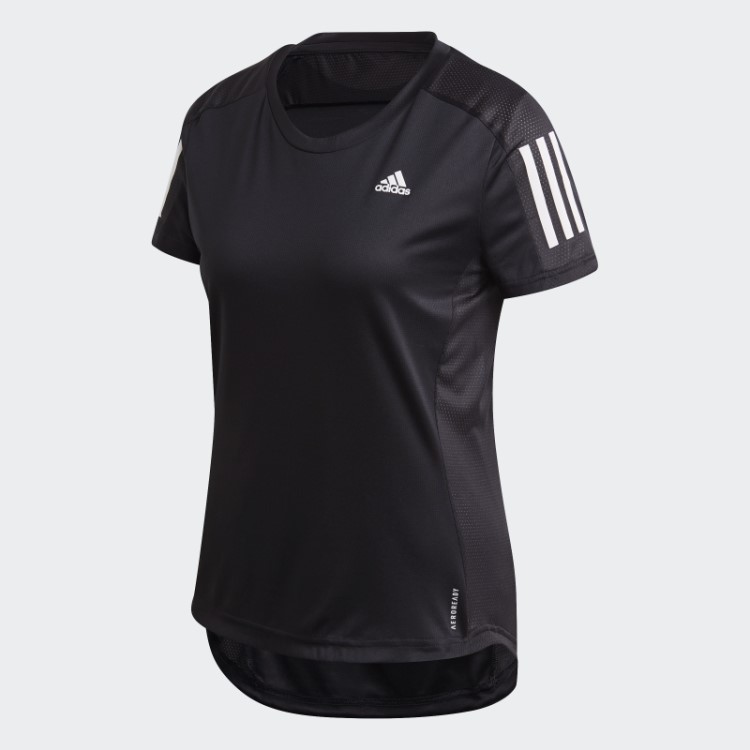 Adidas Preta Possui A Camiseta Run Hot
