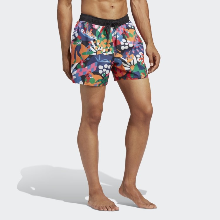 Calção De Banho Adidas X Farm Preto (gênero Neutro) Quente