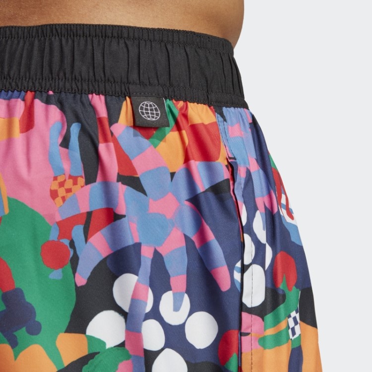 Calção De Banho Adidas X Farm Preto (gênero Neutro) Quente