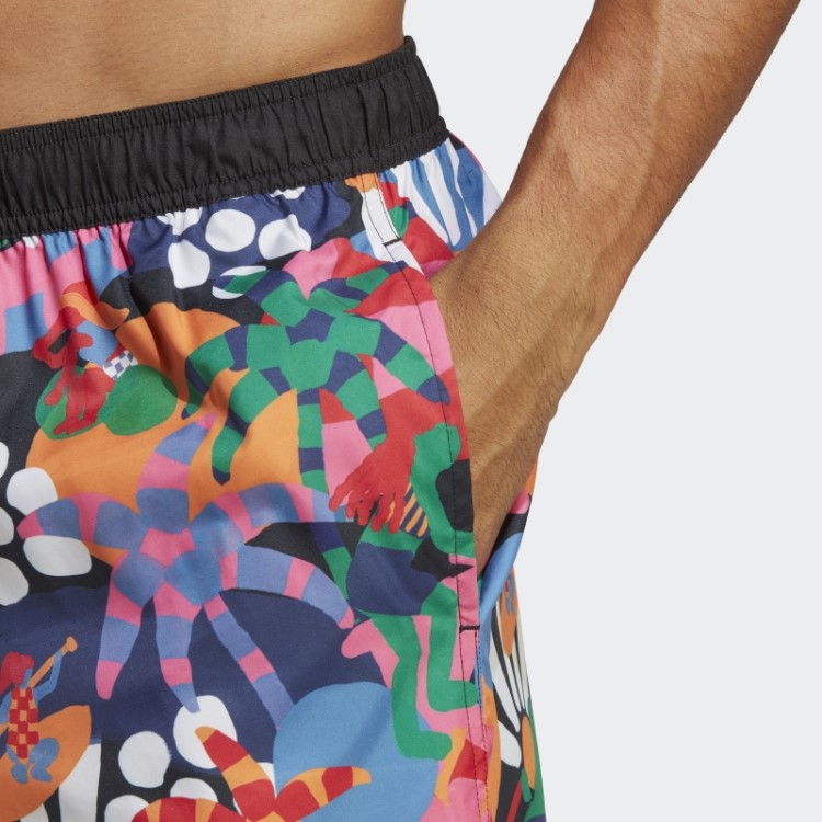 Calção De Banho Adidas X Farm Preto (gênero Neutro) Quente
