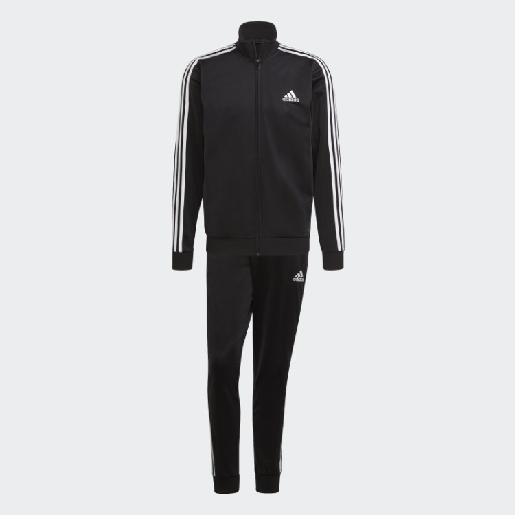 Fato De Treino Com As 3 Riscas Adidas Primegreen Essentials Preto