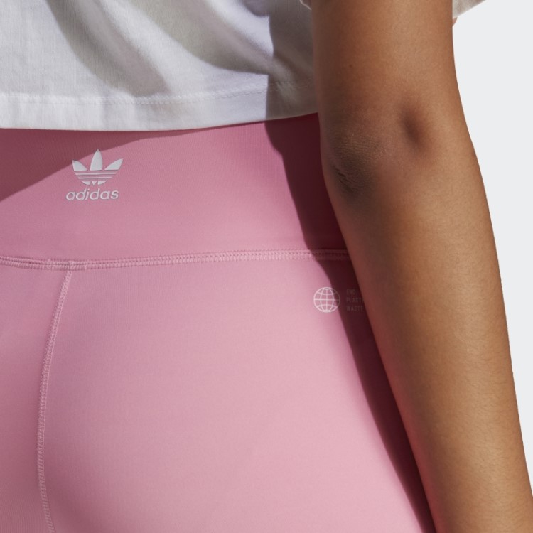 Adicolor Classics Meia Calça Cintura Alta Rosa Adidas