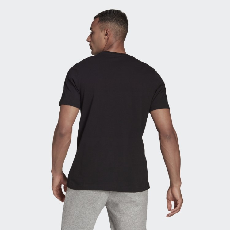 Camiseta Preta Adidas Foil Logo Box Graphic