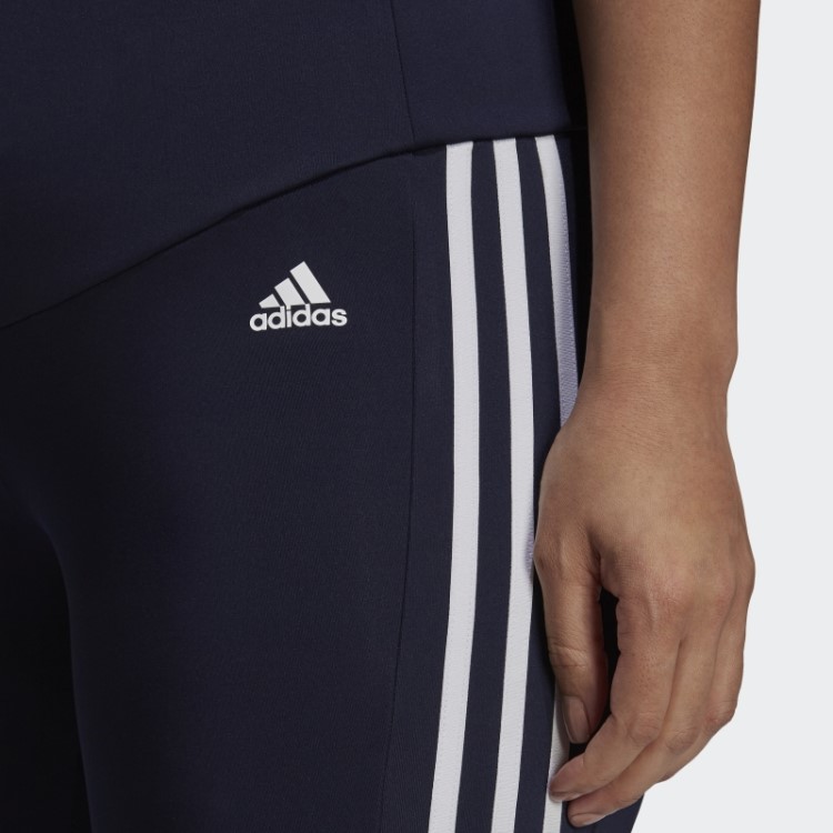 Calças Curtas Esportivas De Cintura Alta Projetadas Com 2 Movimentos (tamanho Grande) Ink Adidas