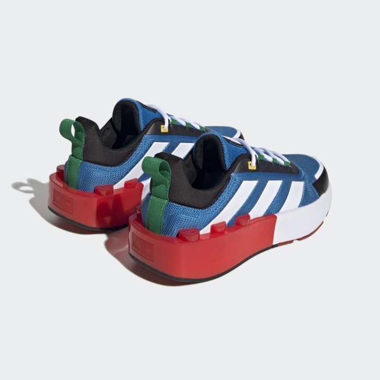 Sapato Azul Choque Adidas X Lego Tech Rnr Com Cadarço Quente