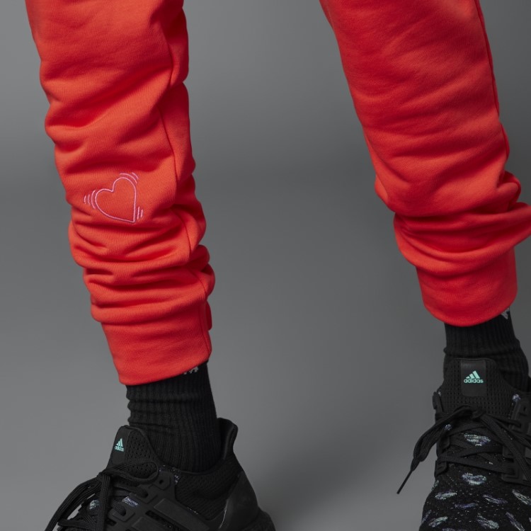 Calça Jogger Vermelha Adidas Dia Dos Namorados