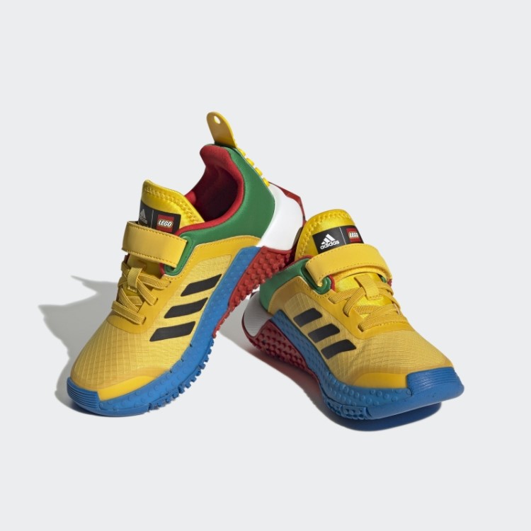 Adidas Dna X Lego Elastic Lace And Top Strap Shoes Hot Eqt Amarelo