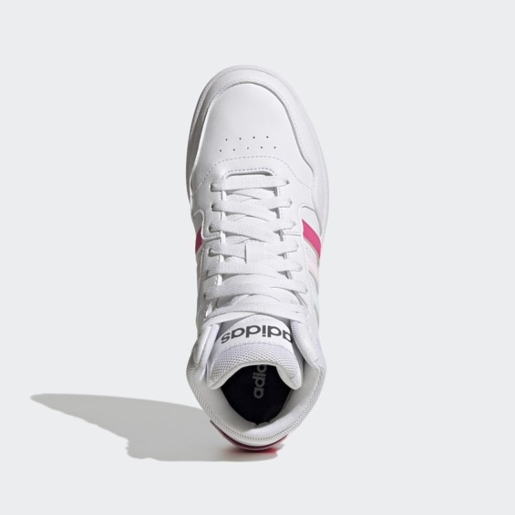Branco Adidas Hoops 3.0 Mid Classic Sapatos Do Dia Mundial Da Amizade