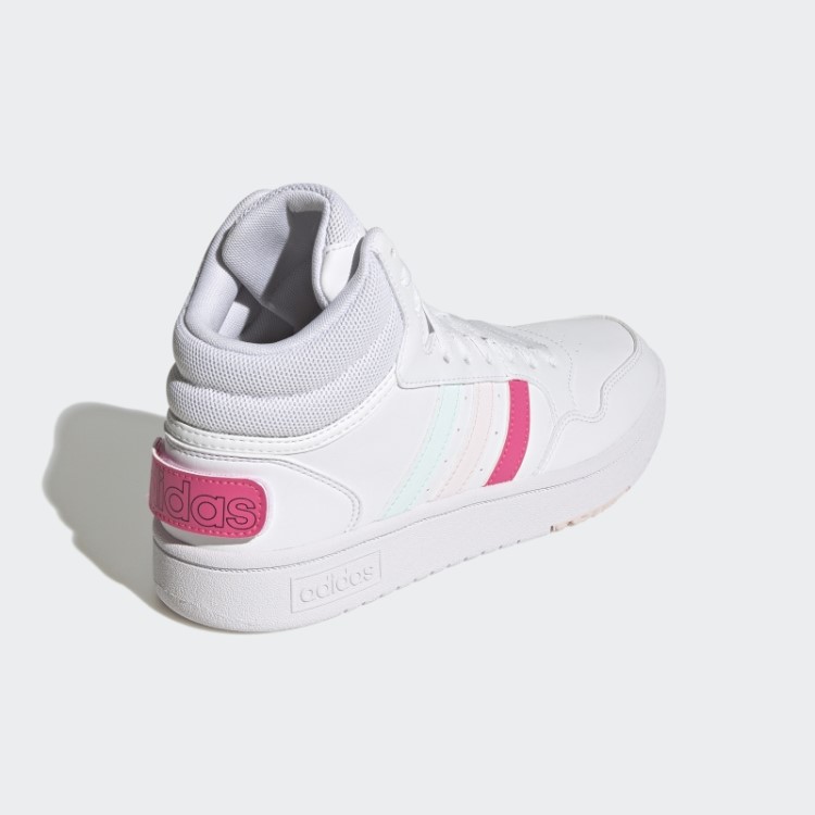 Branco Adidas Hoops 3.0 Mid Classic Sapatos Do Dia Mundial Da Amizade