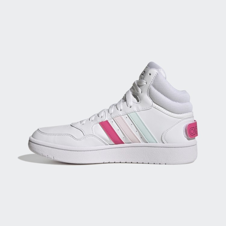 Branco Adidas Hoops 3.0 Mid Classic Sapatos Do Dia Mundial Da Amizade