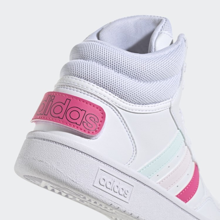 Branco Adidas Hoops 3.0 Mid Classic Sapatos Do Dia Mundial Da Amizade
