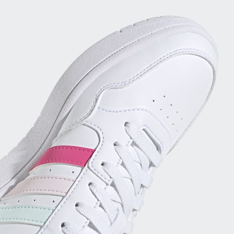Branco Adidas Hoops 3.0 Mid Classic Sapatos Do Dia Mundial Da Amizade