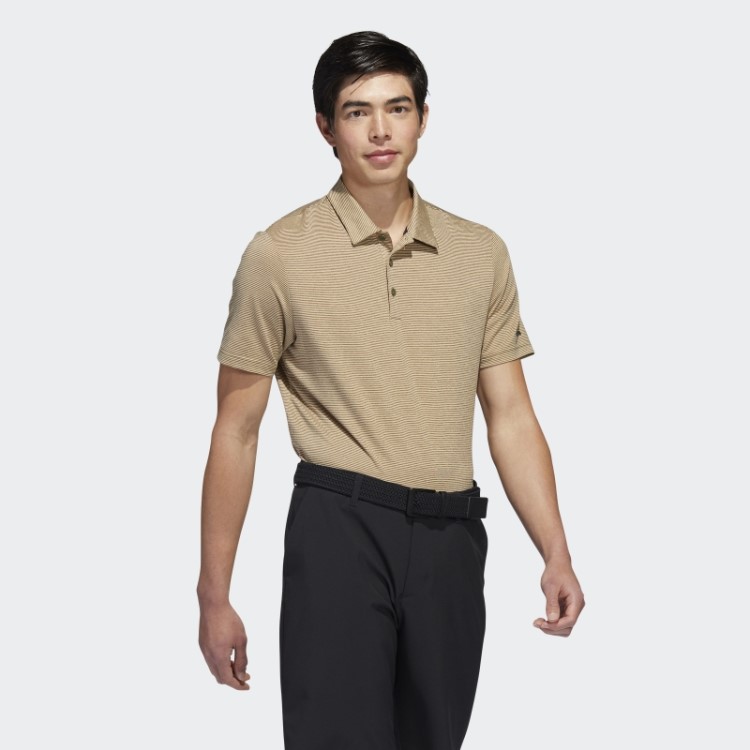 Adidas Camisa Polo Listrada Otomana Verde-oliva