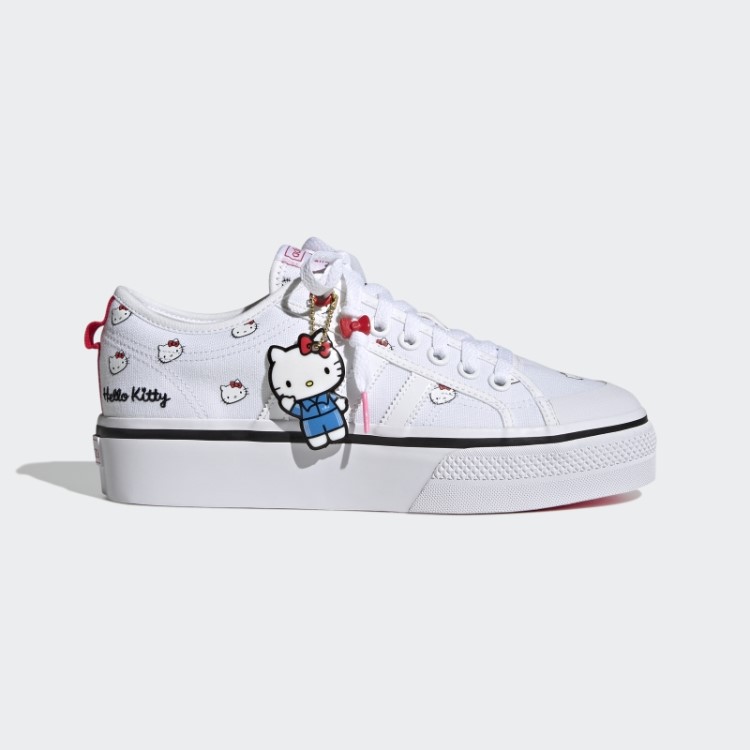 Sapato Plataforma Adidas Nizza Moda Preta
