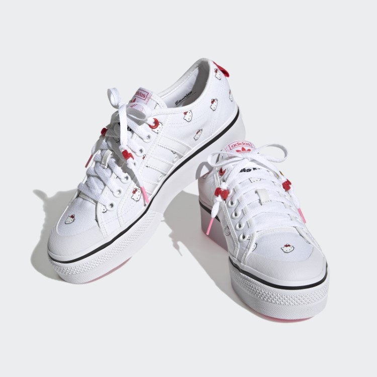 Sapato Plataforma Adidas Nizza Moda Preta