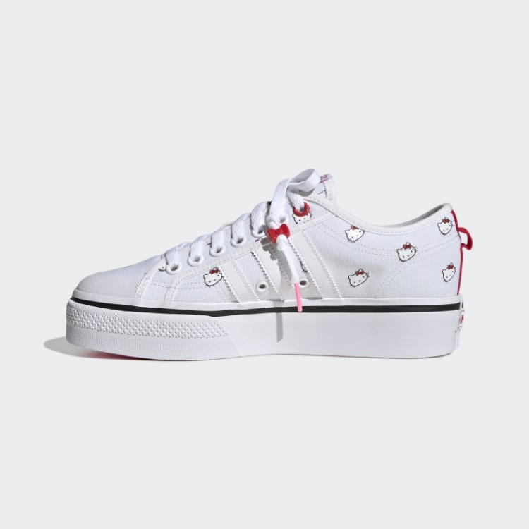 Sapato Plataforma Adidas Nizza Moda Preta