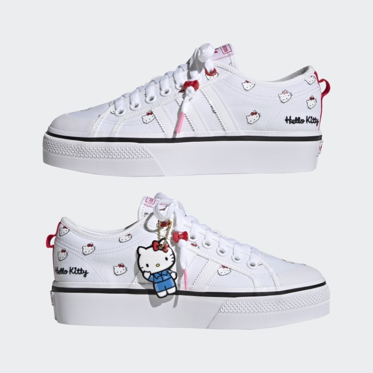 Sapato Plataforma Adidas Nizza Moda Preta