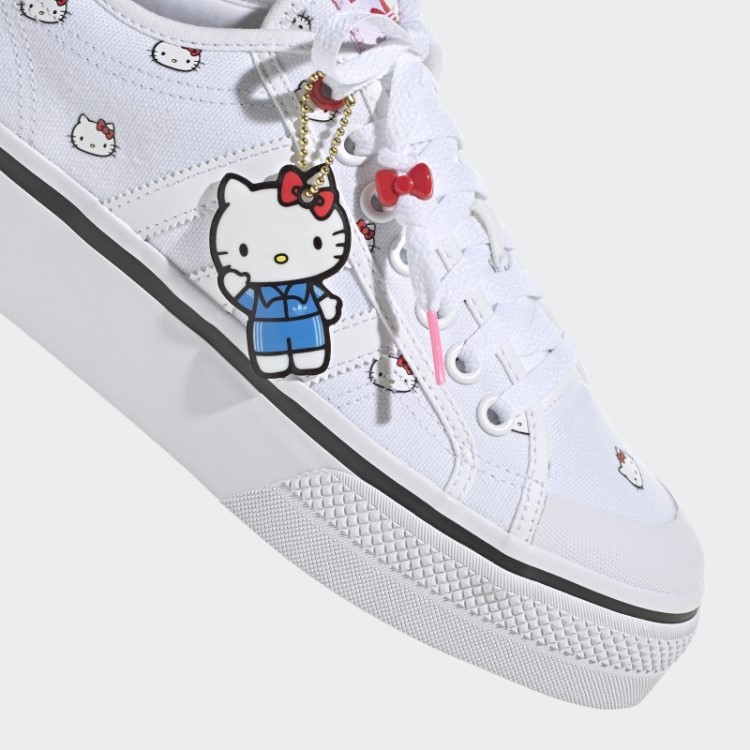 Sapato Plataforma Adidas Nizza Moda Preta