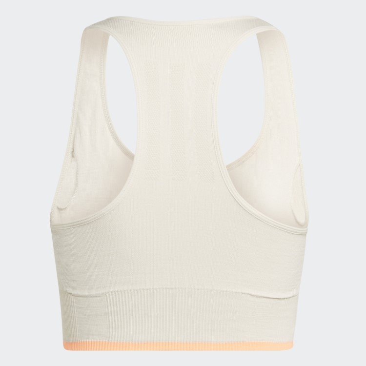 Sutiã De Lã Merino De Corrida De Alumínio Sem Costura De Suporte Médio Adidas