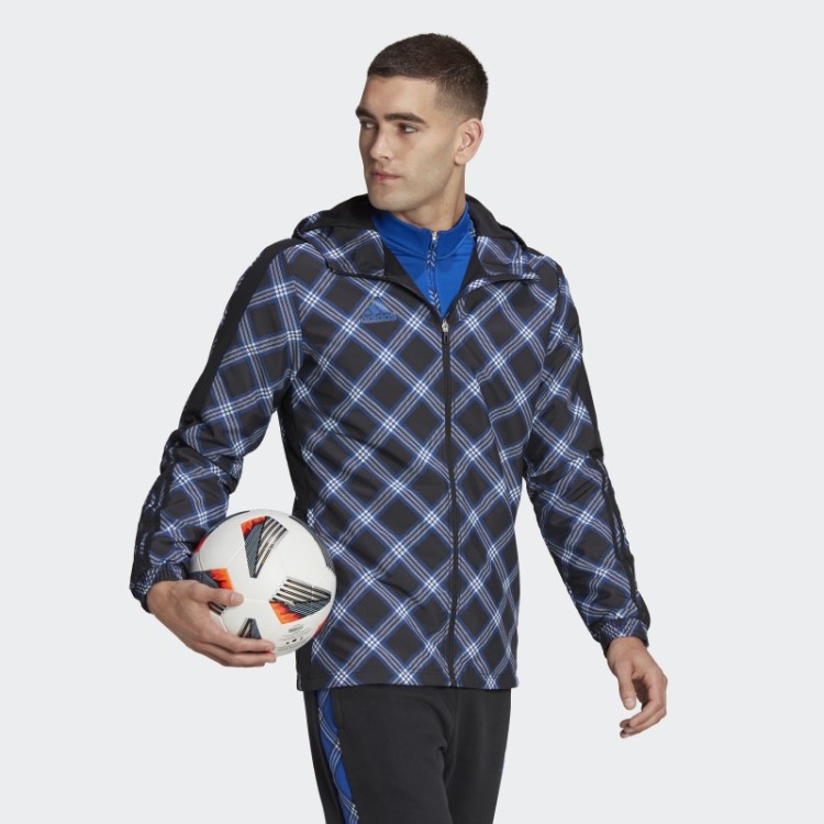 Blusão De Inverno Adidas Tiro Azul Royal