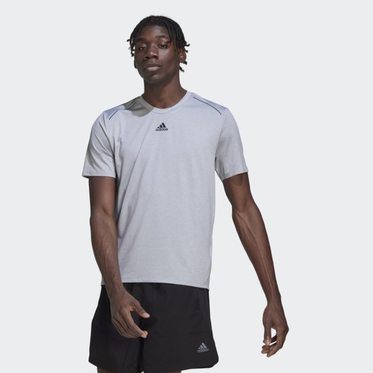 Camiseta De Treino Hiit Prata Adidas