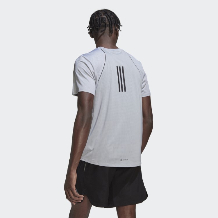 Camiseta De Treino Hiit Prata Adidas